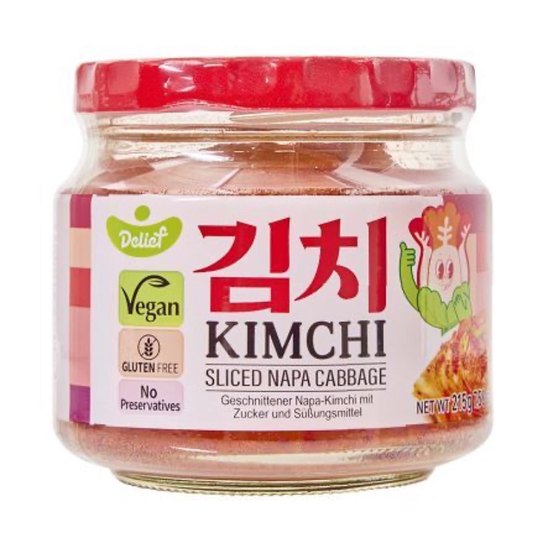 DELIEF Sliced Napa Cabbage Kimchi Bottle 215g or Can 160g